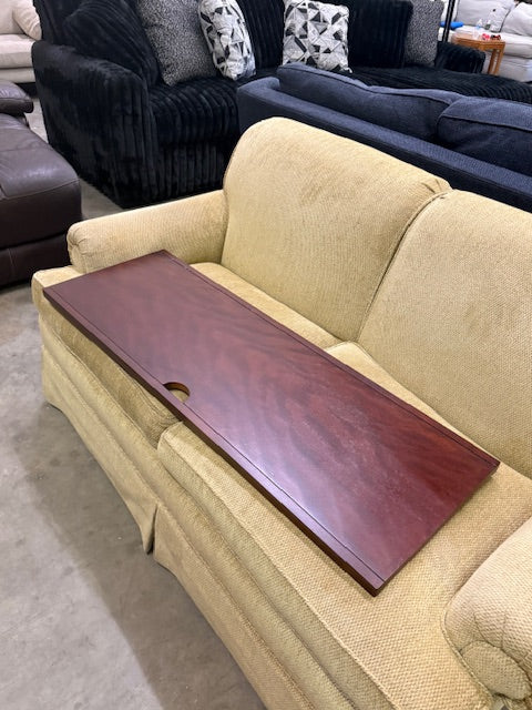 Pottery Barn Console Stand with Plug and Shelves