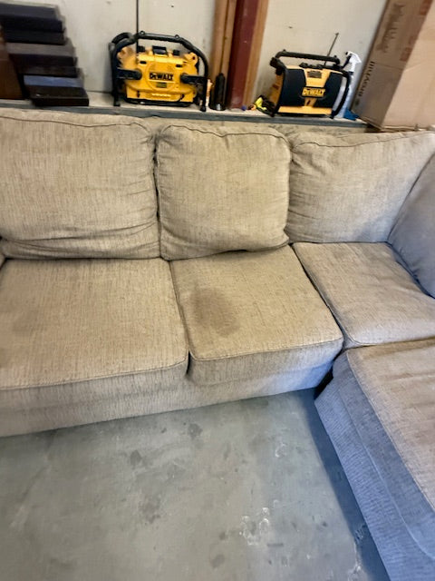*Free Delivery* Great Condition 2 Piece Beige Sectional