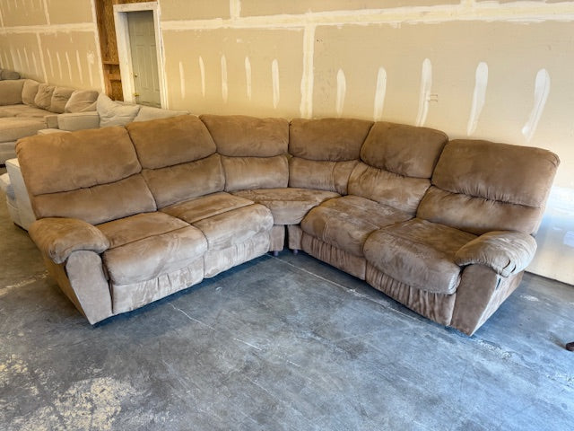 *Free Delivery* Sectional Couch with Recliner