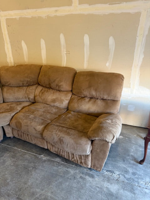 *Free Delivery* Sectional Couch with Recliner