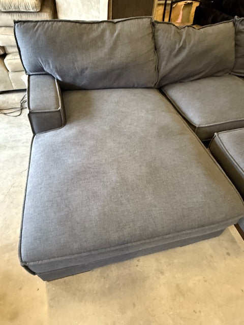 *Free Delivery* Great Condition Sectional with Matching Ottoman