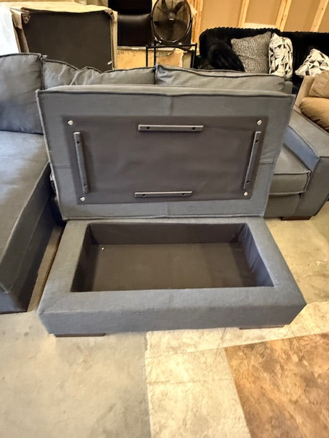 *Free Delivery* Great Condition Sectional with Matching Ottoman