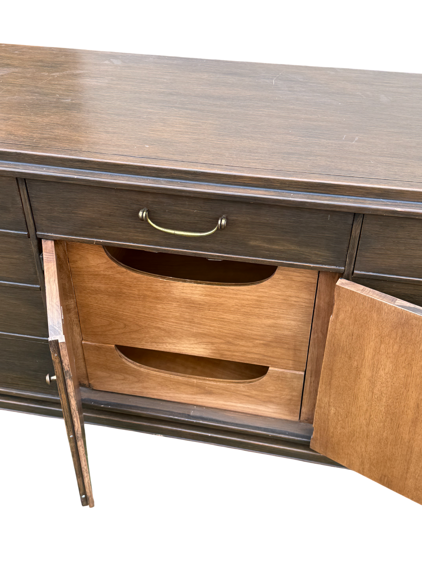 *Free Delivery* Retro MCM Credenza with Drawers and Storage SOLID WOOD