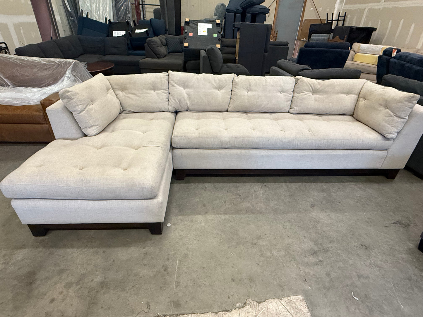 *Free Delivery* Arhaus Brand 2-Piece Sectional Couch High Quality