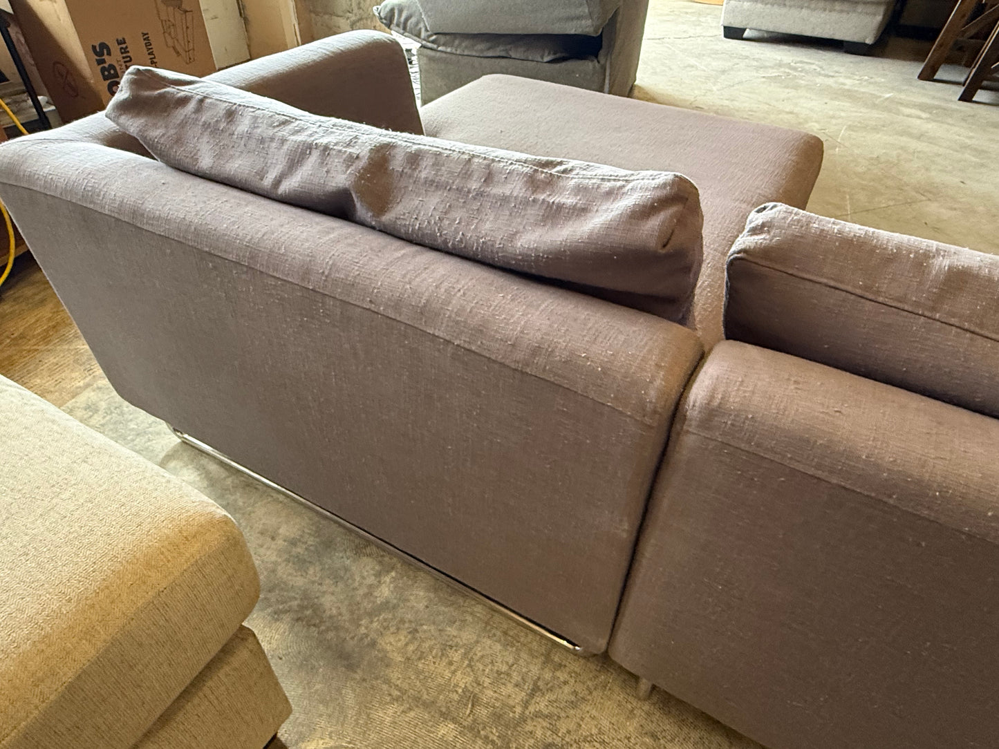 *Free Delivery* Interior Define Modern Asher 4 Seat Sectional Couch (Retails 2500+)