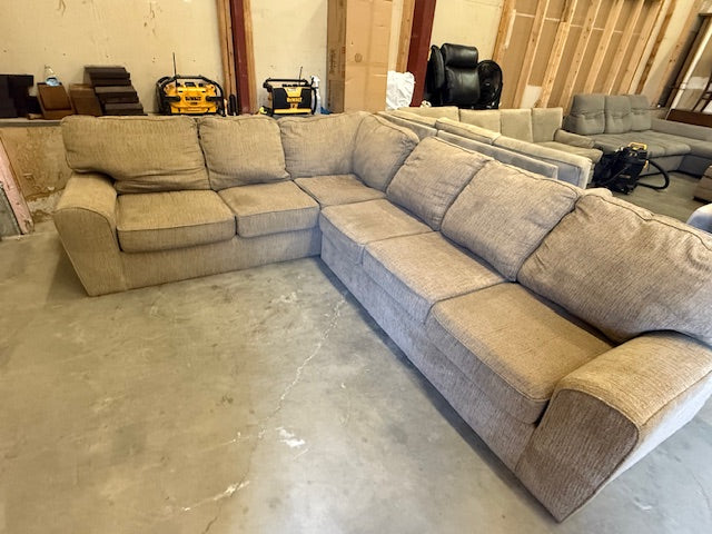 *Free Delivery* Great Condition 2 Piece Beige Sectional