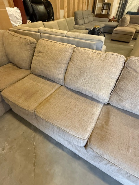 *Free Delivery* Great Condition 2 Piece Beige Sectional