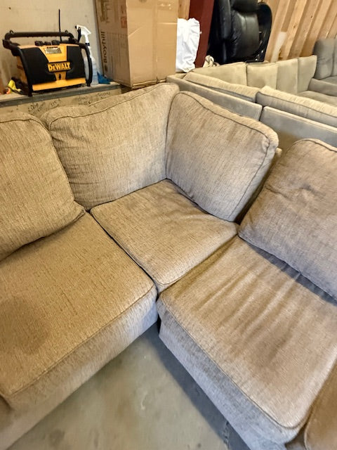 *Free Delivery* Great Condition 2 Piece Beige Sectional