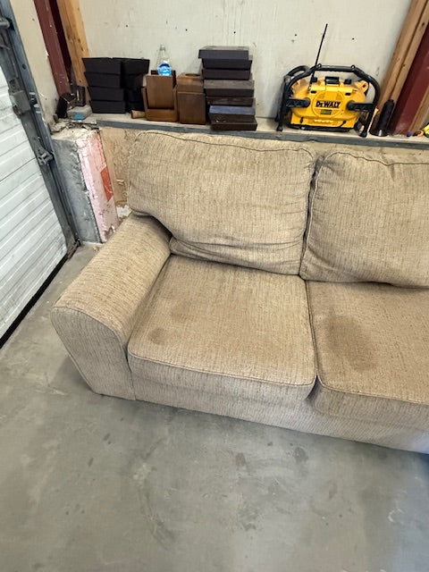 *Free Delivery* Great Condition 2 Piece Beige Sectional