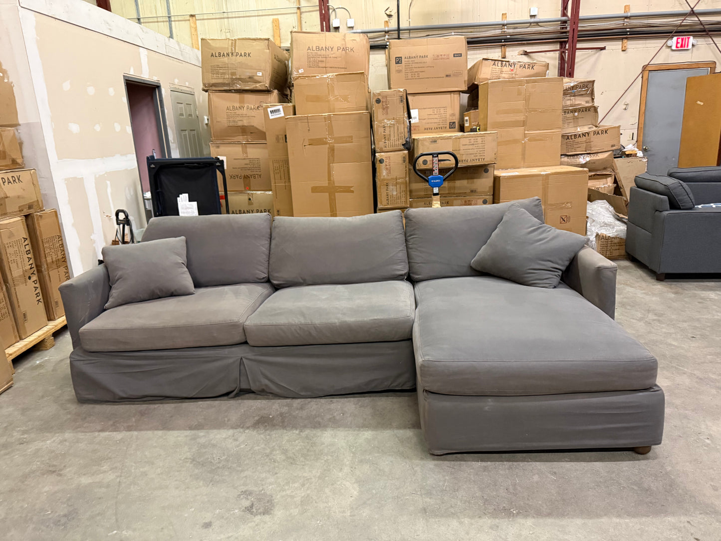 *Free Delivery* Sectional couch 2 Pieces Slipcover