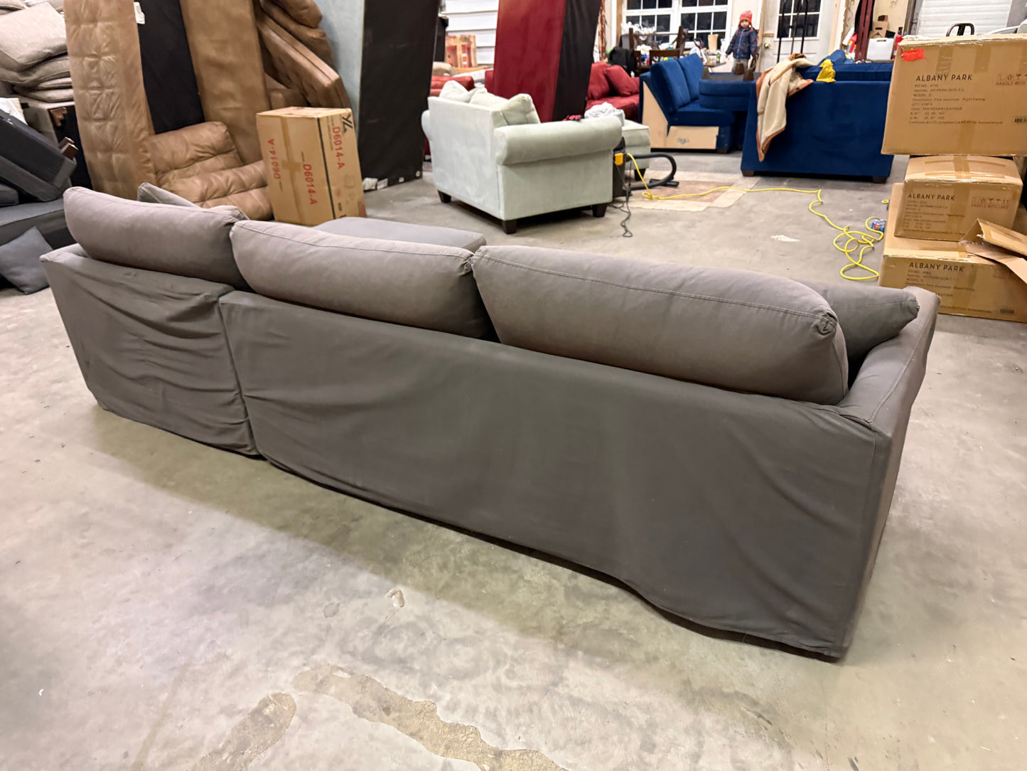 *Free Delivery* Sectional couch 2 Pieces Slipcover