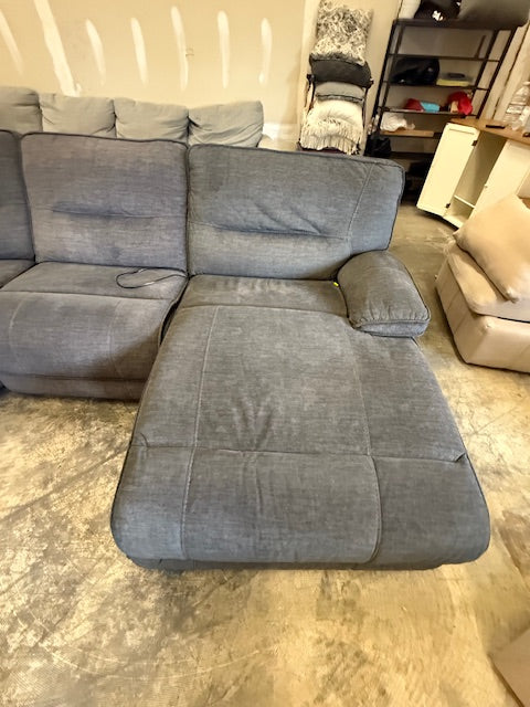 *Free Delivery* Great Condition 6 Piece Gray Sectional Power Recliners