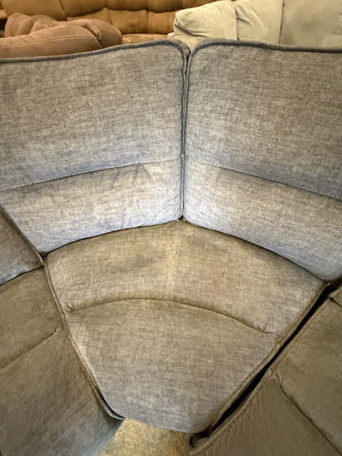 *Free Delivery* Great Condition 6 Piece Gray Sectional Power Recliners
