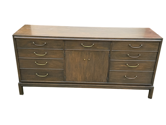 *Free Delivery* Retro MCM Credenza with Drawers and Storage SOLID WOOD