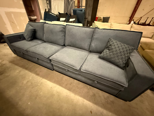 *Free Delivery* Like-New/Open Box Sectional Couch Turns into Bed