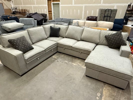 *Free Delivery* Like-New/Open Box Sectional Couch with Storage and Chaise