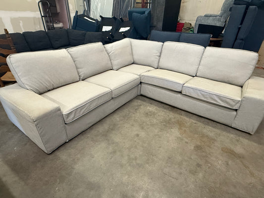 *Free Delivery* Ikea Kivik 3 Piece Sectional Couch Off White Great Condition