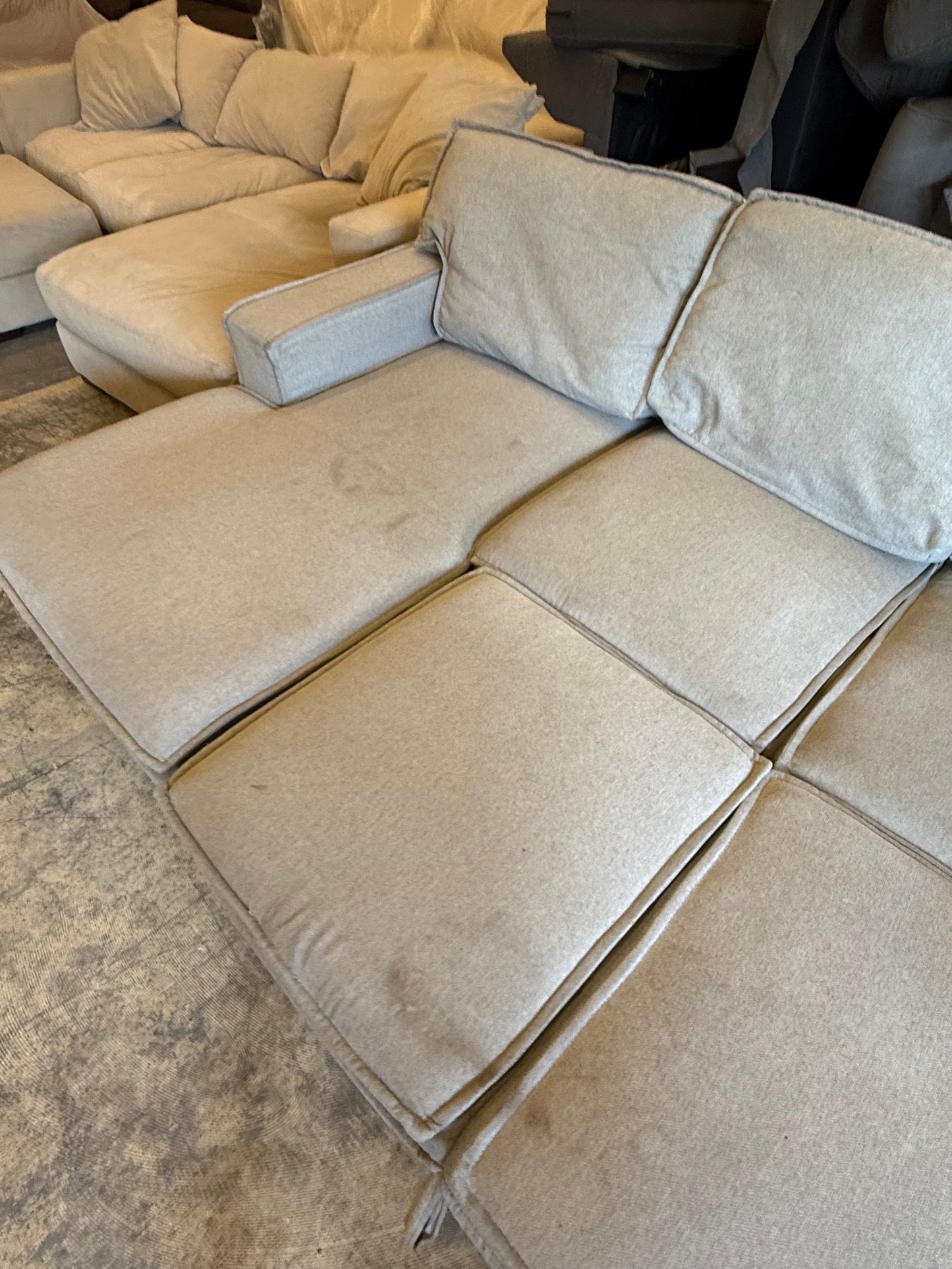 *Free Delivery* Bob's Sectional Couch with Storage and Pullout Bed