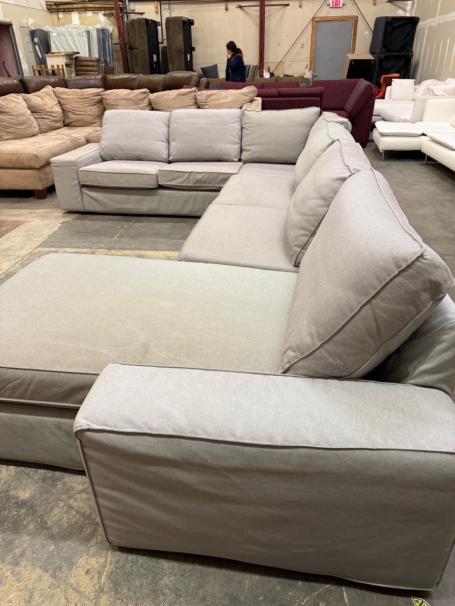 *Free Delivery* Large Ikea Kivik 4-Piece Sectional Couch