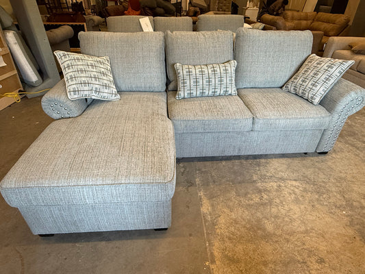 *Free Delivery* Like-New, Store Return Sectional with Pullout Bed and USB Ports