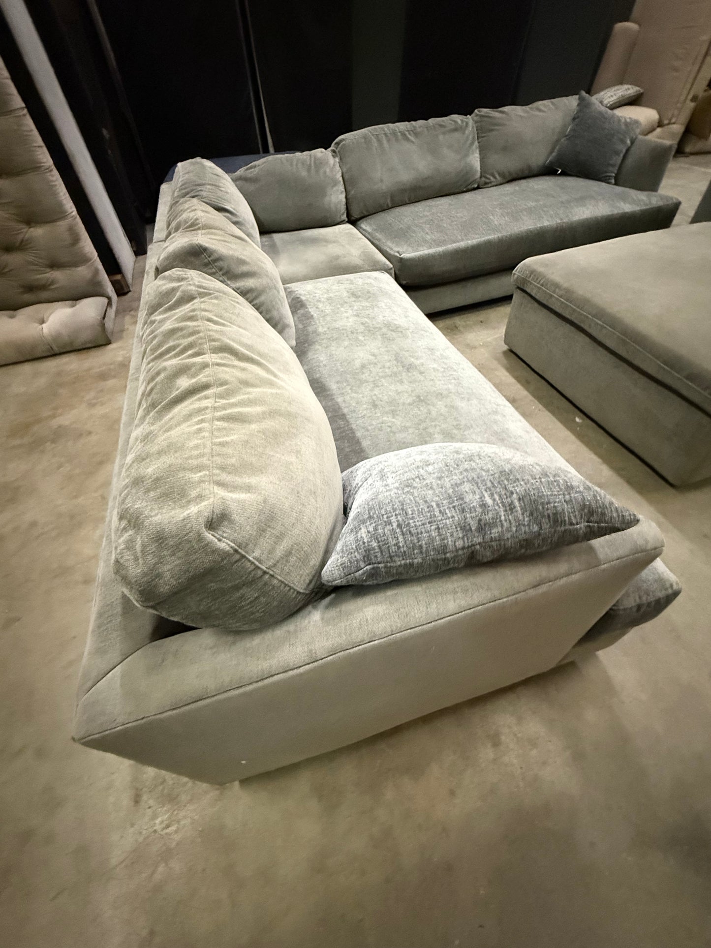 *Free Delivery* 2024 West Elm Sectional with Matching Ottoman and Chair