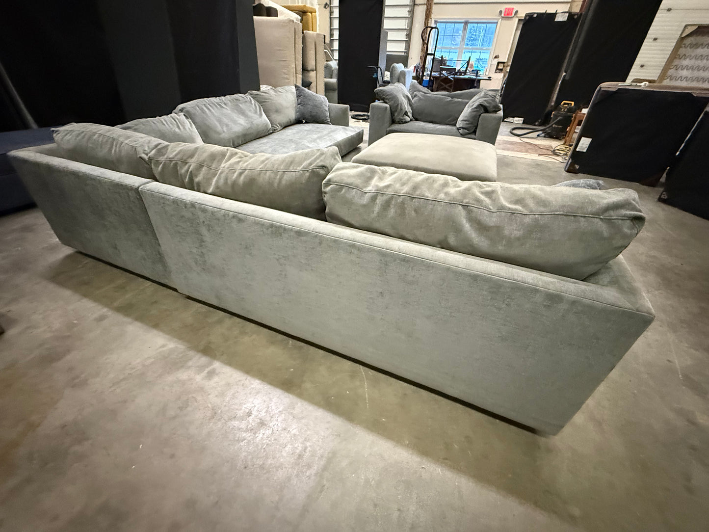 *Free Delivery* 2024 West Elm Sectional with Matching Ottoman and Chair