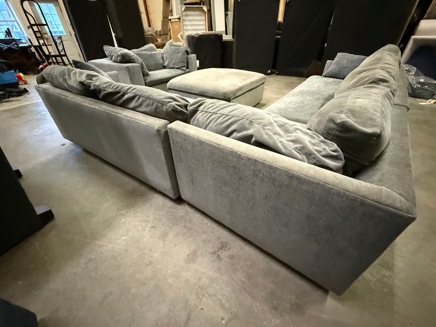 *Free Delivery* 2024 West Elm Sectional with Matching Ottoman and Chair