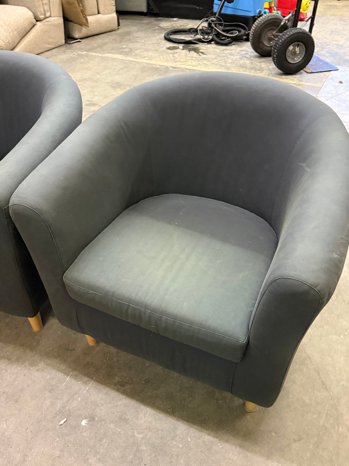 Pair of Ikea Barrell Chairs - Pickup Only