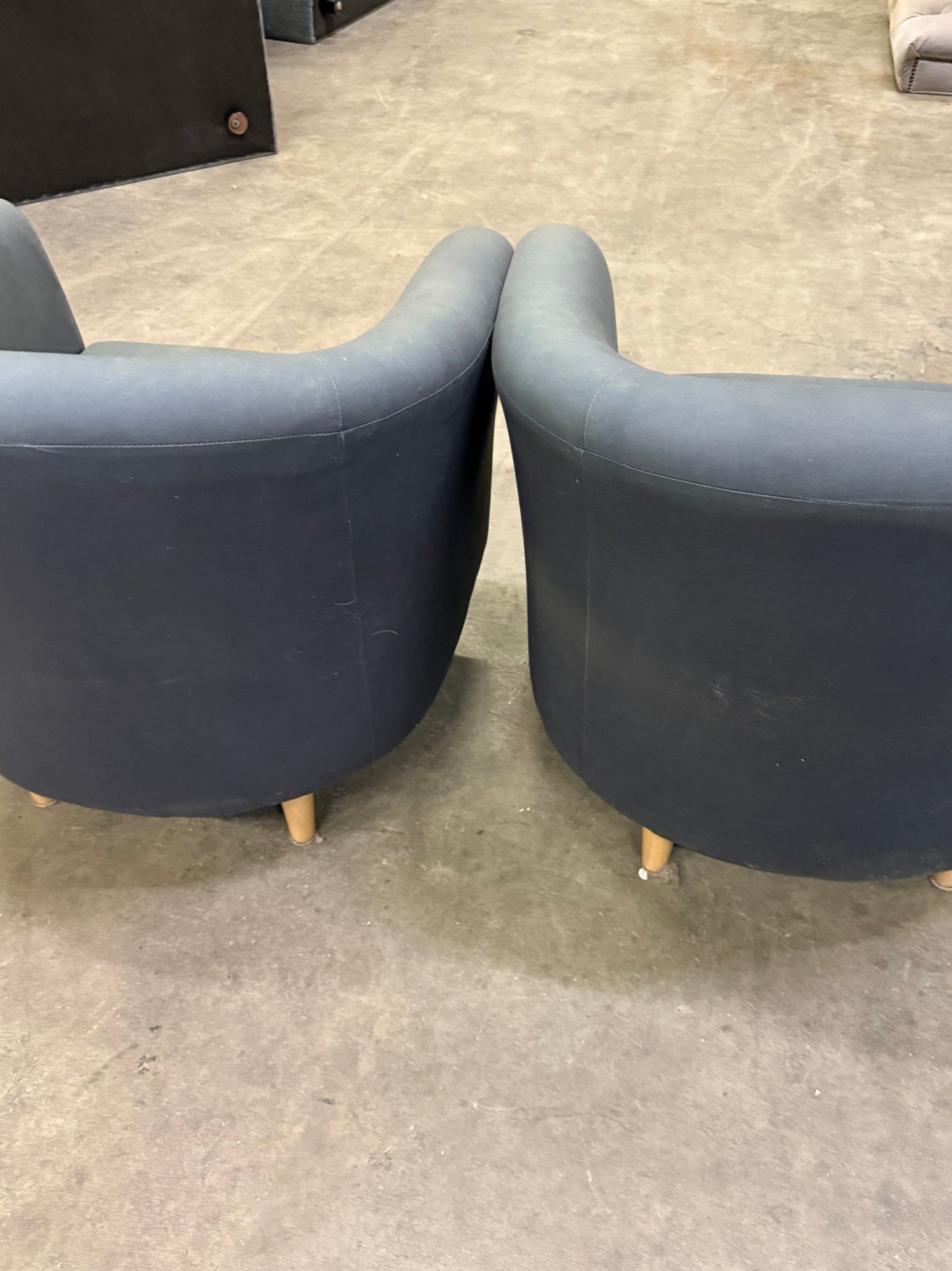 Pair of Ikea Barrell Chairs - Pickup Only