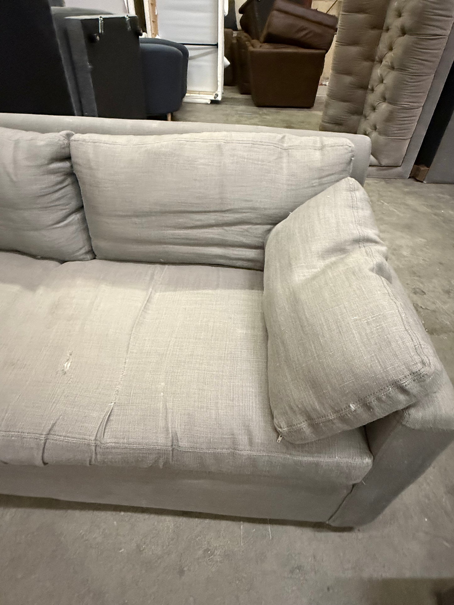 *Free Delivery* Pair of Restoration Hardware Highend Cloud Feathered Love Seats