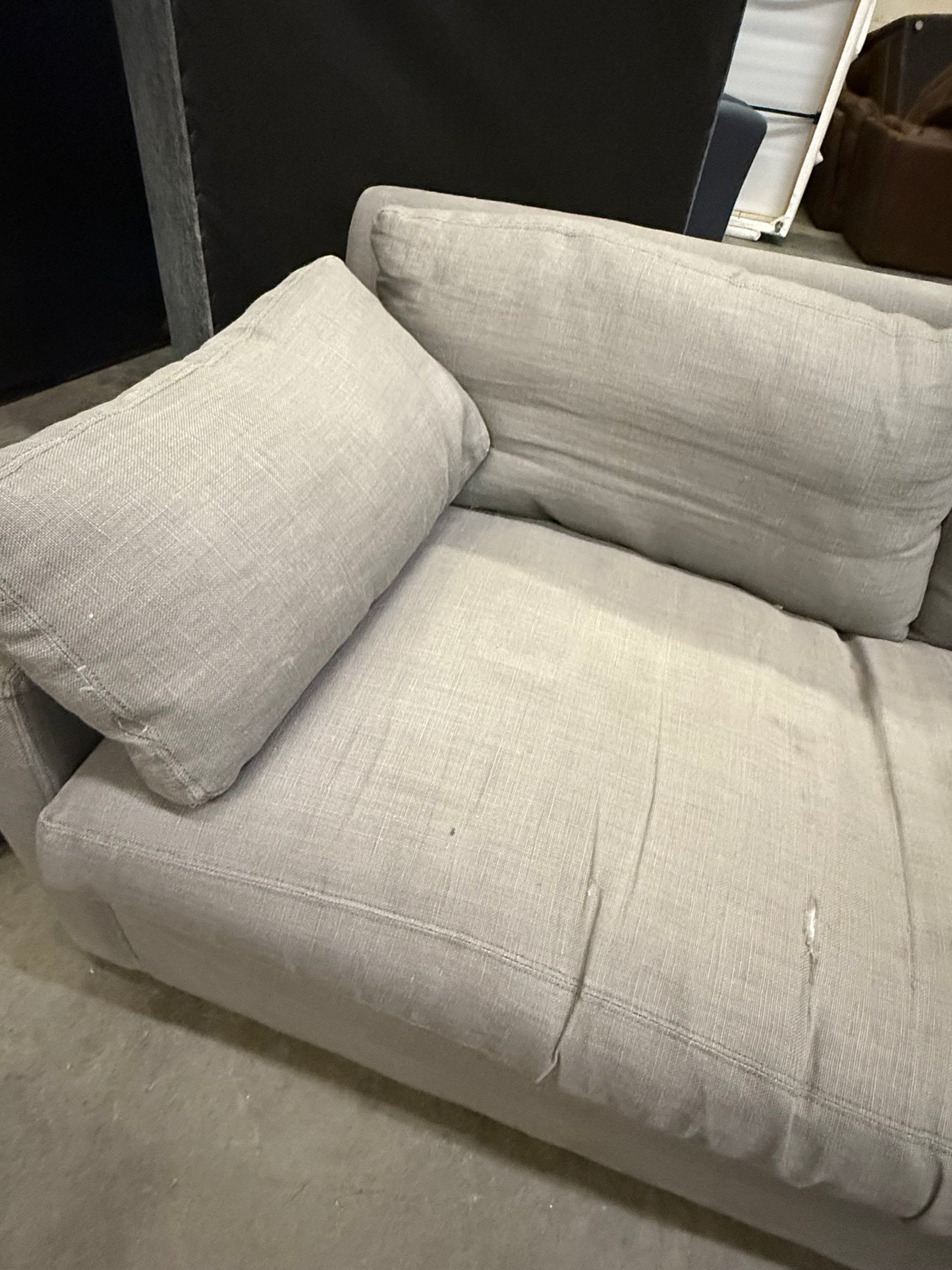 *Free Delivery* Pair of Restoration Hardware Highend Cloud Feathered Love Seats