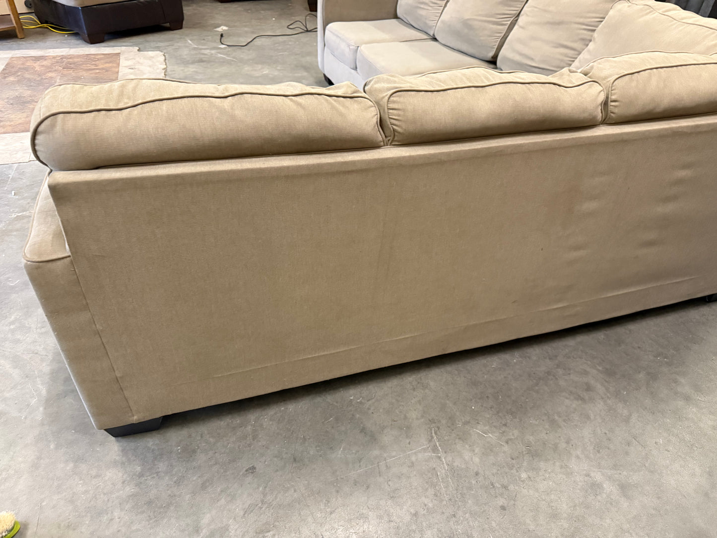 *Free Delivery* 3-Piece Beige Sectional Couch