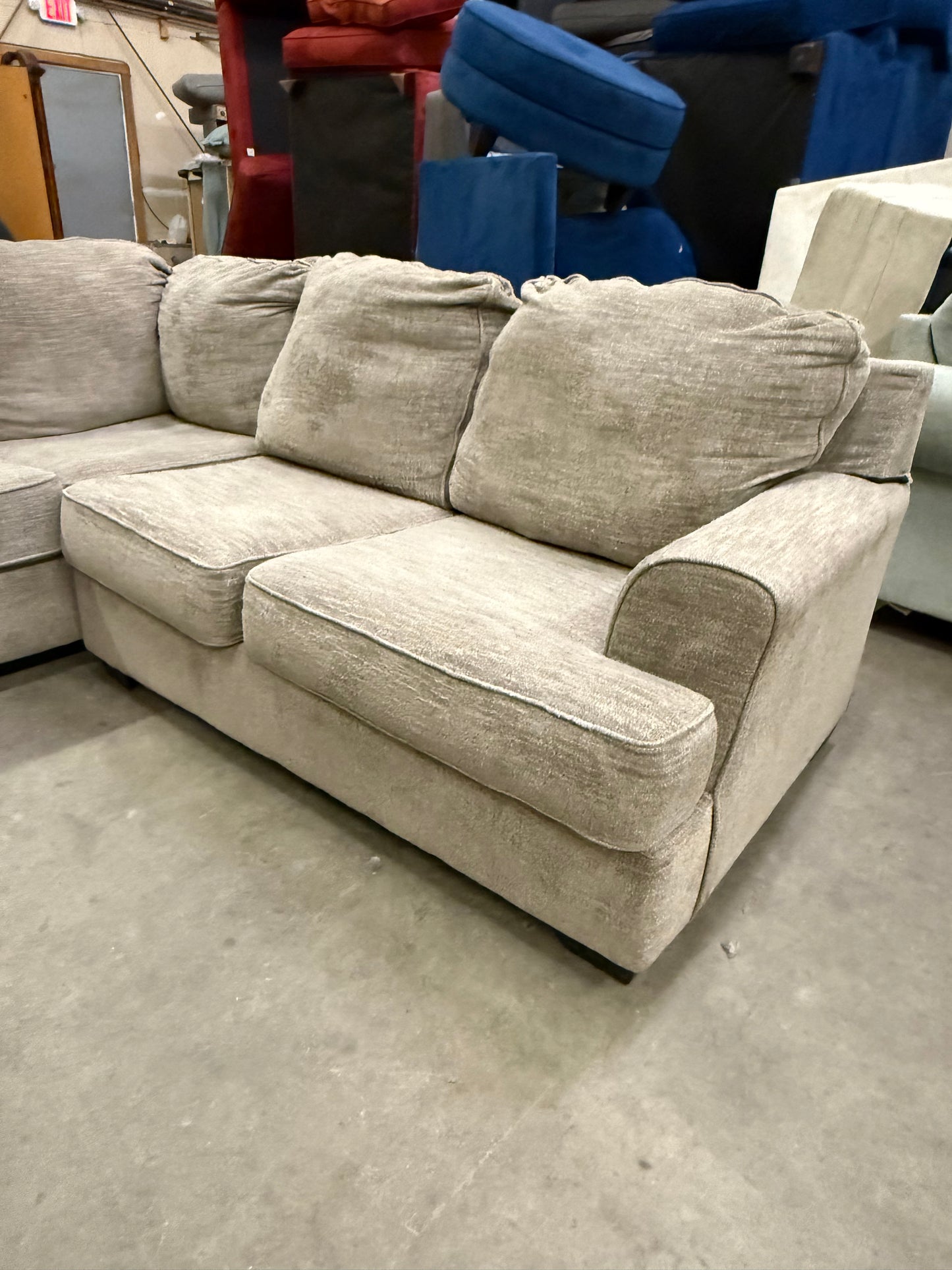 *Free Delivery* Great Condition Beige 2-Piece Ashley Sectional