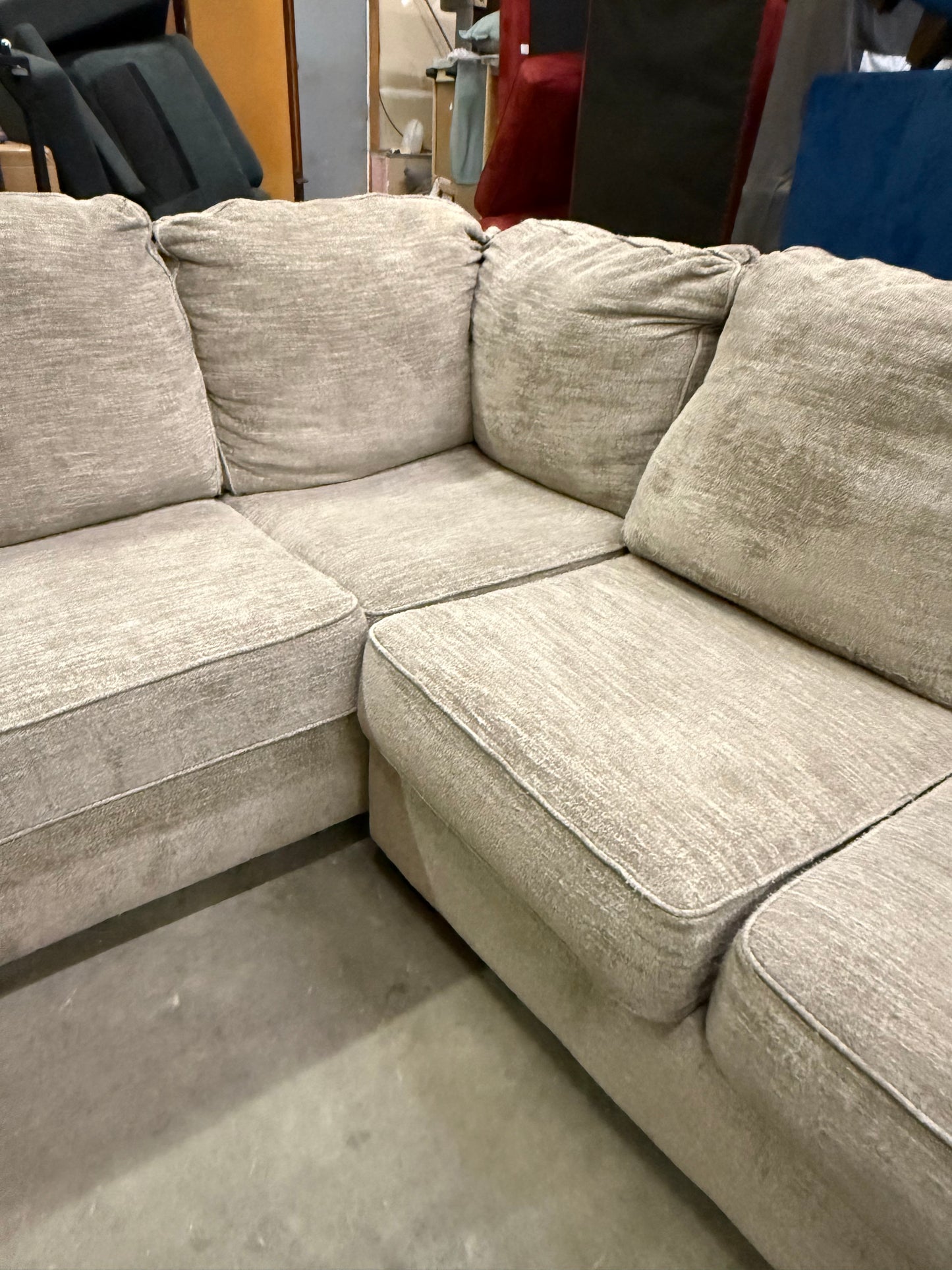 *Free Delivery* Great Condition Beige 2-Piece Ashley Sectional