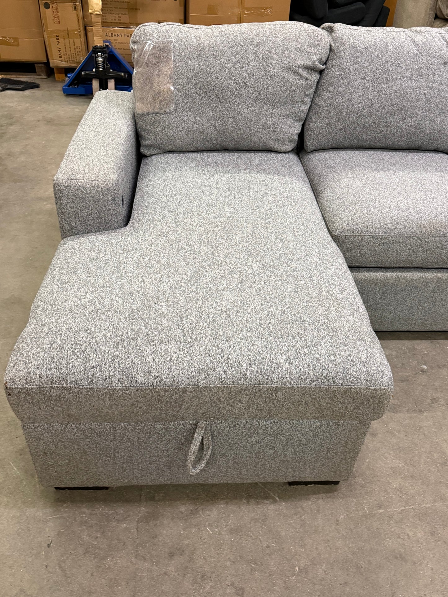 *Free Delivery* Retailer Return, Like-New Liquidation Sectional with Bed and USB