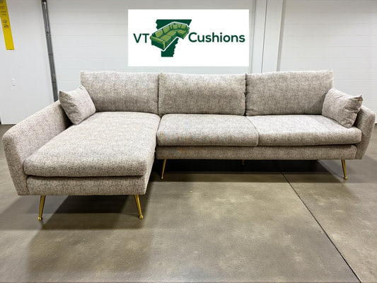 *Free Delivery* Brand New in the Box Albany Park "Park" Sectional Light Gray