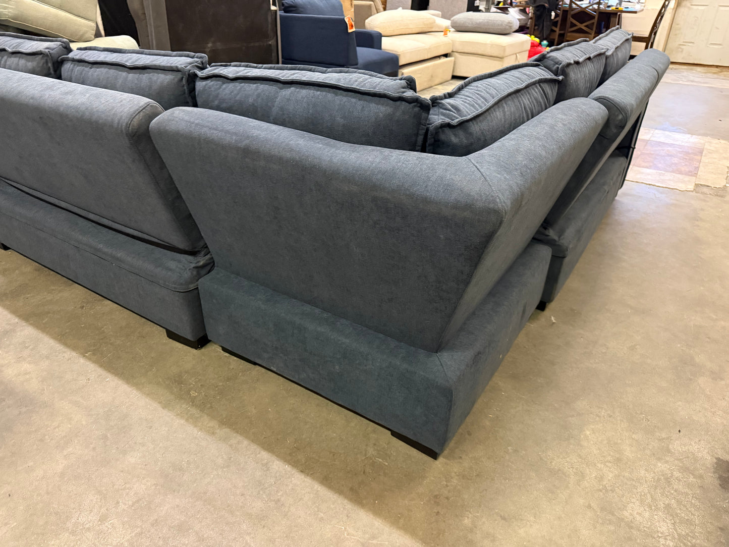 *Free Delivery* Retailer Return, Like-New Liquidation Sectional with Bed Conversion and Storage