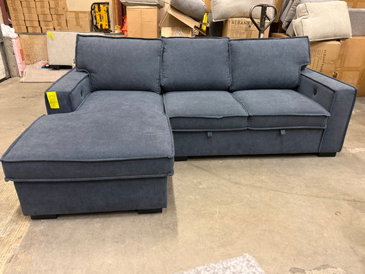 *Free Delivery* Retailer Return, Like-New Liquidation Sectional with Storage and USB