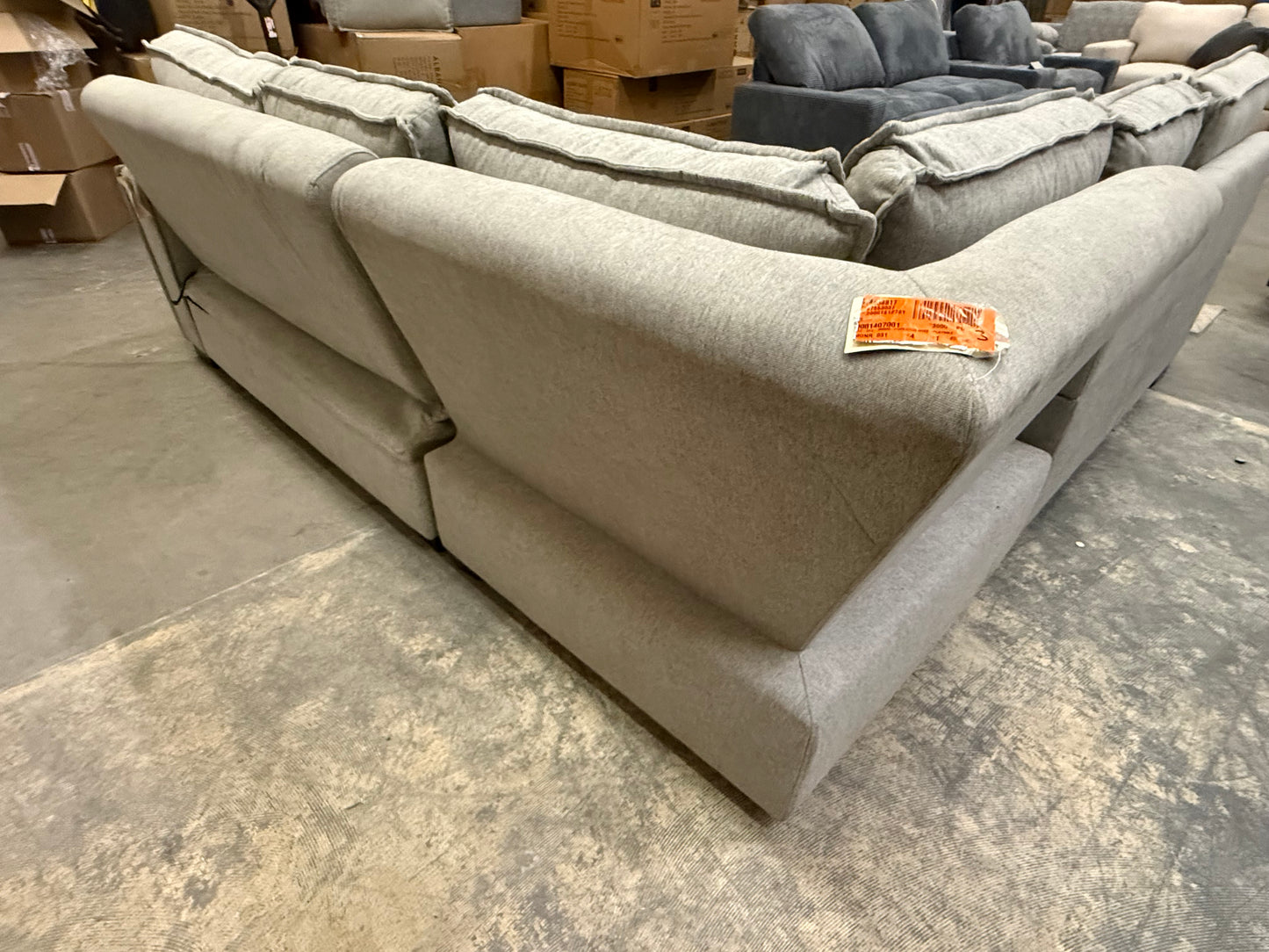 *Free Delivery* Retailer Return, Like-New Liquidation Sectional with Bed Conversion and Storage