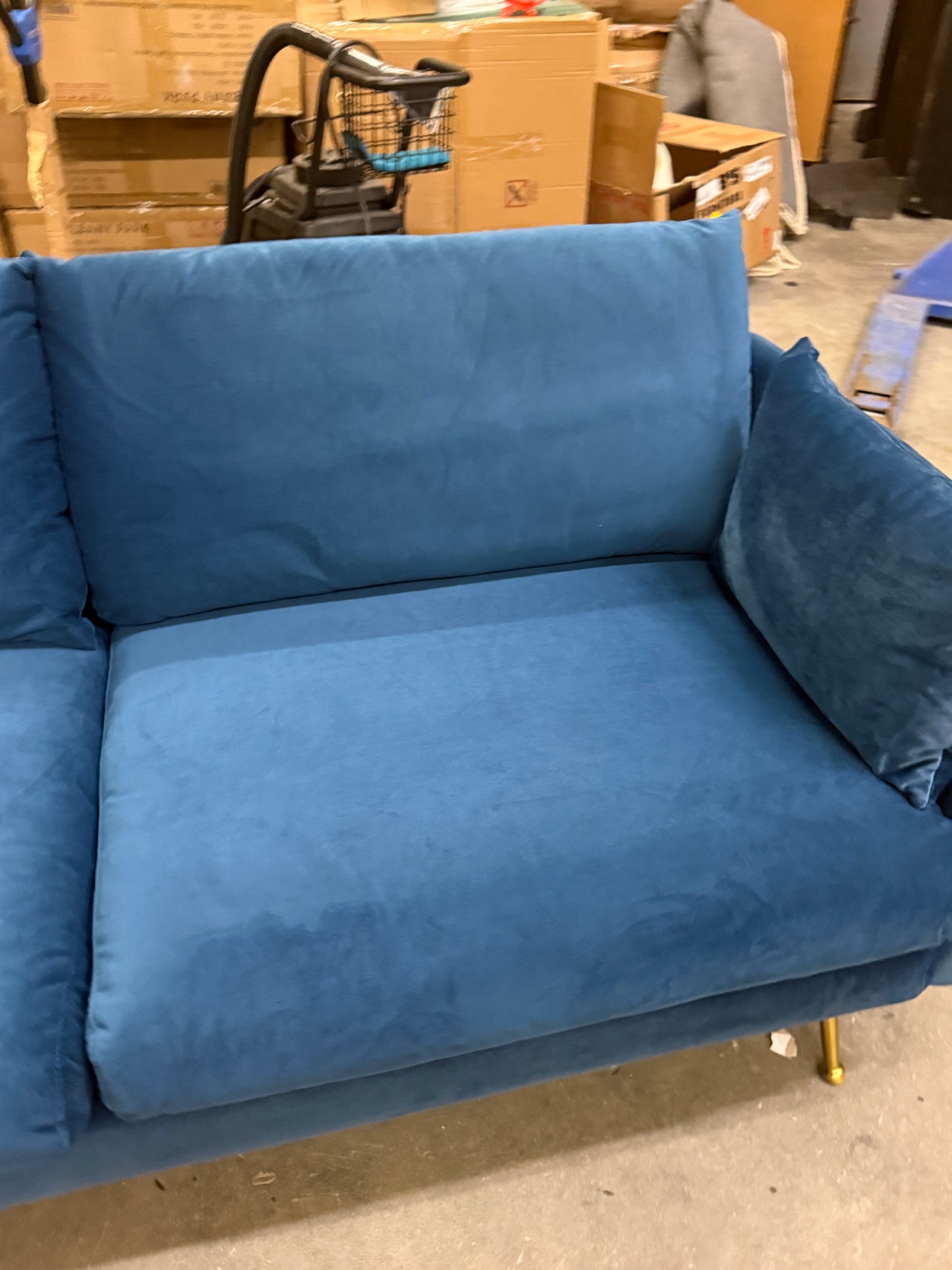 *Free Delivery* Brand New Albany Park "Park" Sectional Blue Left Arm Facing