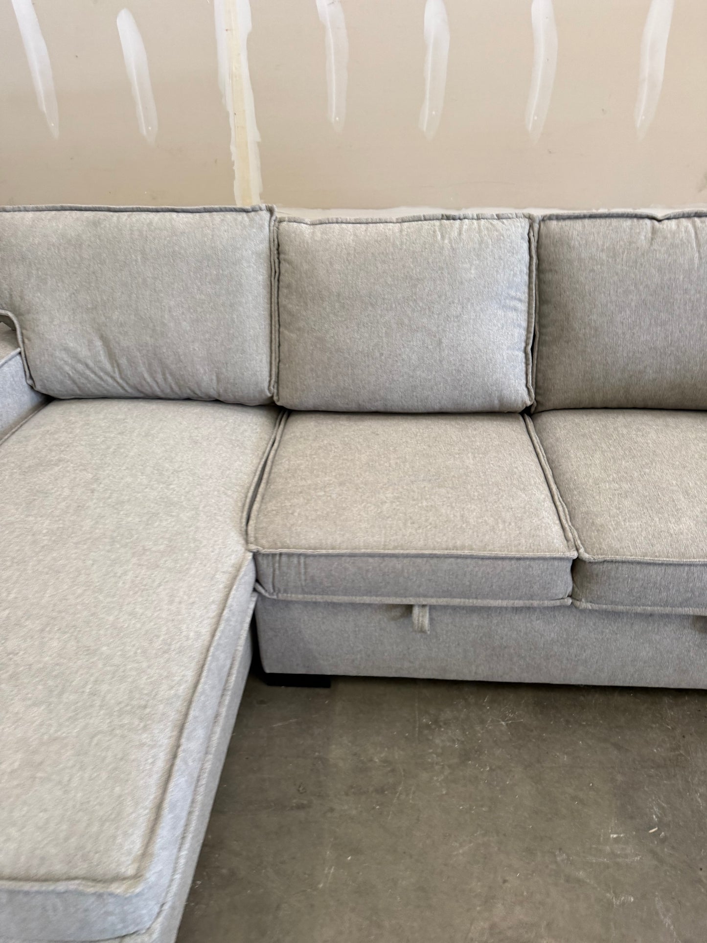 *Free Delivery* Retailer Return, Like-New Liquidation - Cordurroy Chaise Chair w USB RECLINES