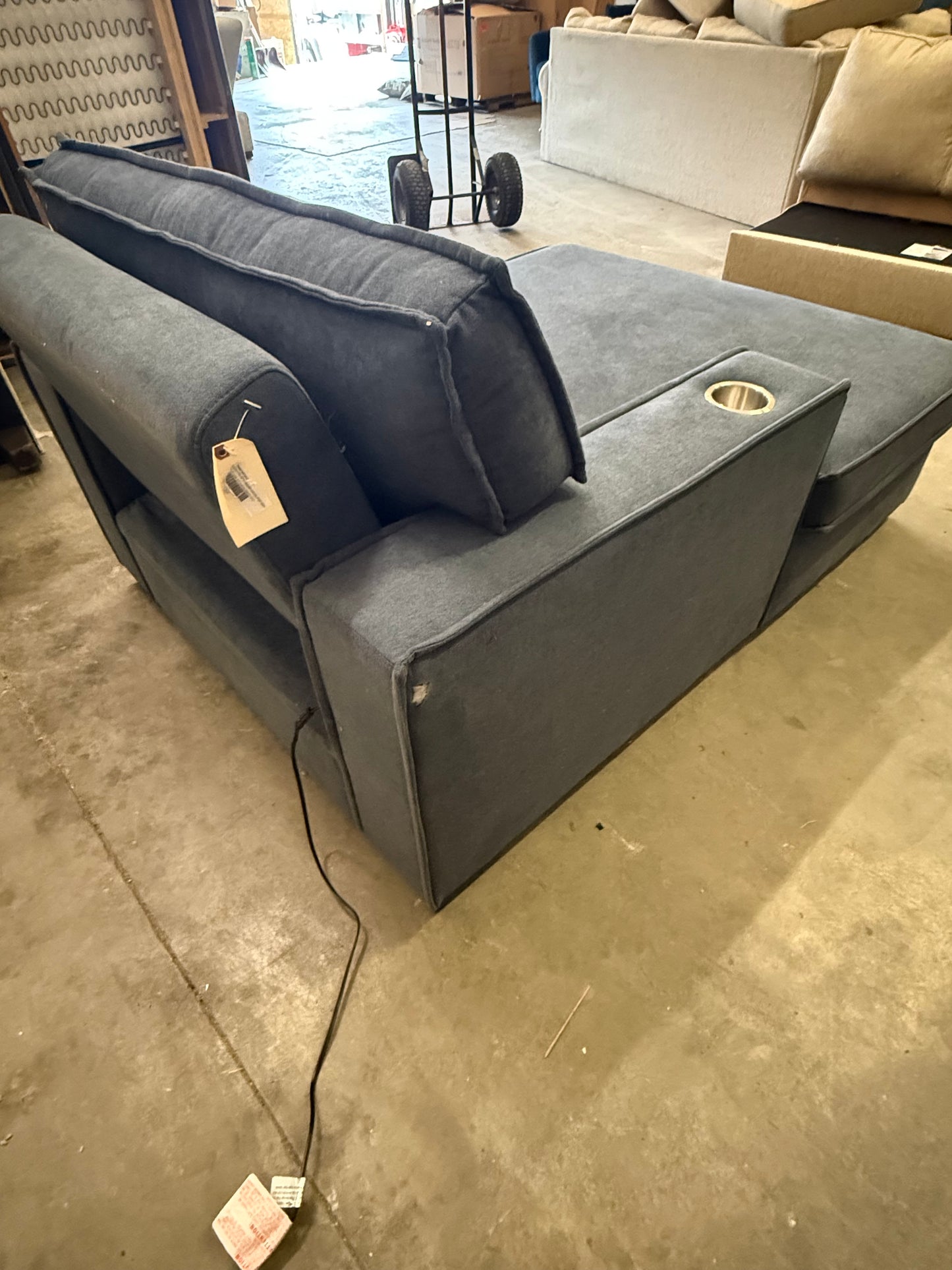 *Free Delivery* Retailer Return, Like-New Liquidation - PlayMax Chaise Chair w USB RECLINES