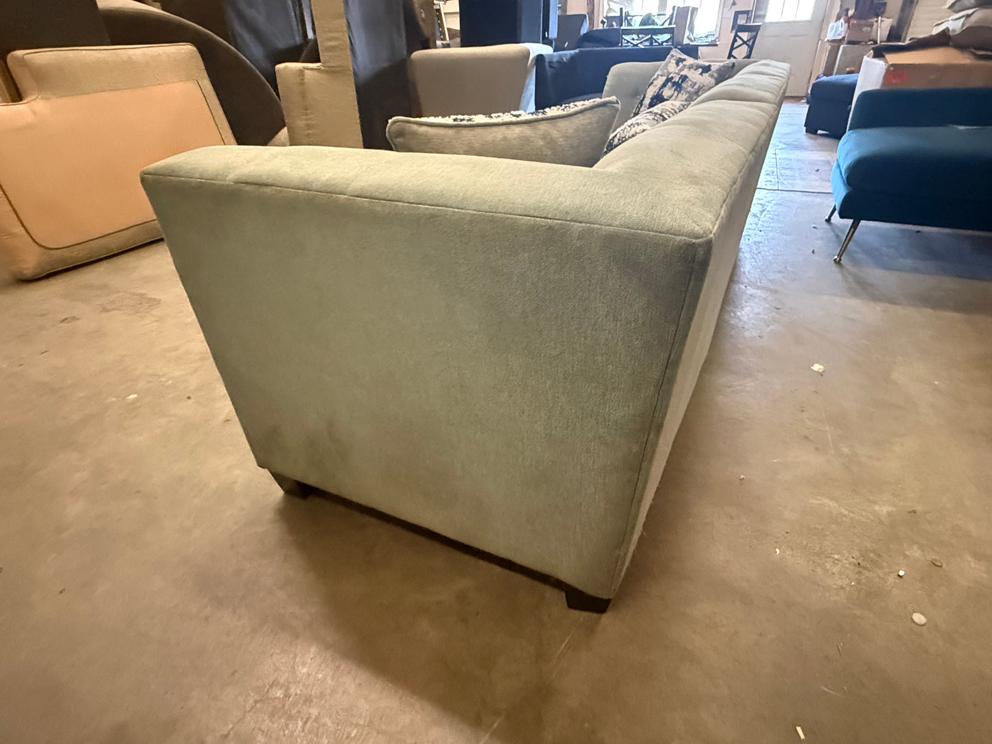 *Free Delivery* Great Condition Light Blue Sectional Couch - 3 Pieces